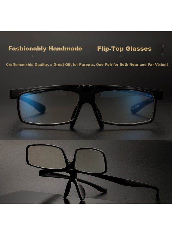 Caxman Multifunctional Flip-top Reading Gl Sports Bifocal Protective Blue Light Blocking Eyewear For Men And Women - Image 5
