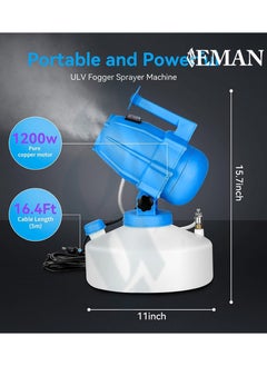 Generic MG 5L ULV Fogger Electric Sprayer Cold Fogging, Ultra-Low Volume Nebulizer Sterilizer for Indoor Outdoor Garden Yard 110V/220V  - Image 4