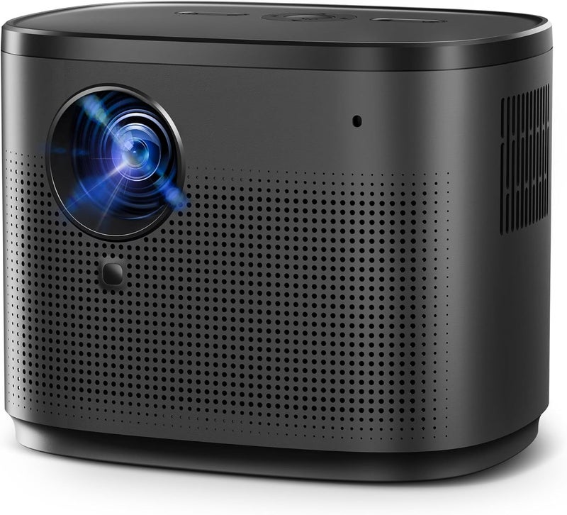 BIGASUO Mini Projector 1080P HD,4K Supported Portable Movie Projector-200” Display,Built-in Speaker, Auto Keystone,Auto Focus,Compatible with Smartphone/Tablet/Laptop/HDMI/USB-Ideal for Outdoor & Home Theater - Image 1
