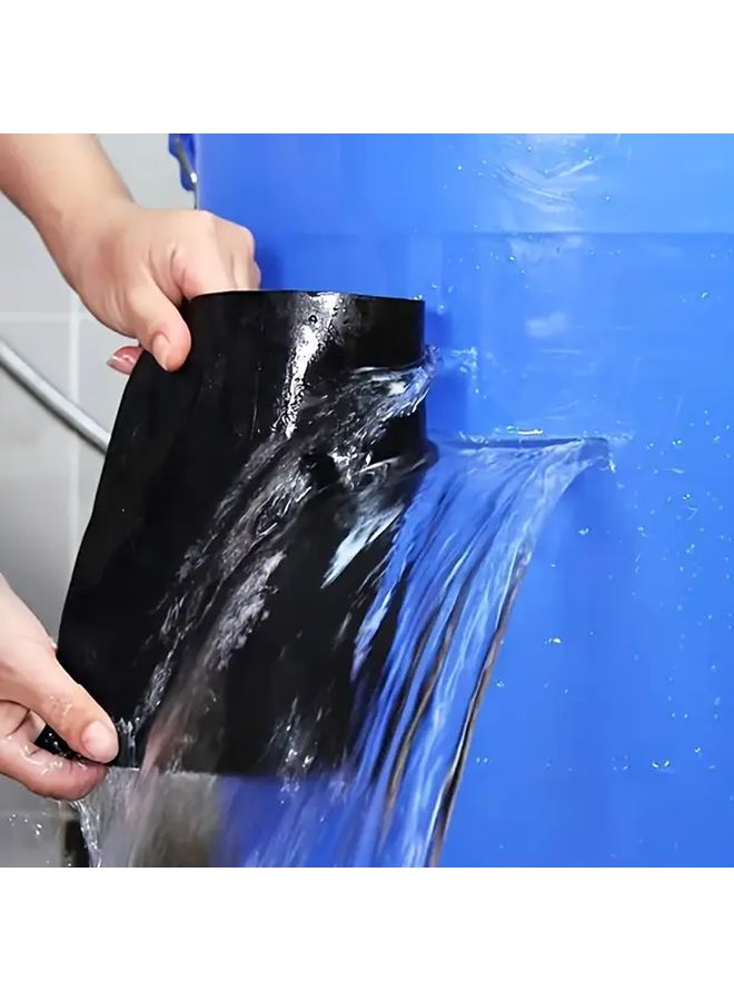 شريط مانع للتسرب من البي في سي الأبيض ذاتي اللصق 400 أقوى مقاوم للتسرب مقاوم للماء للداخل والخارج - Image 2