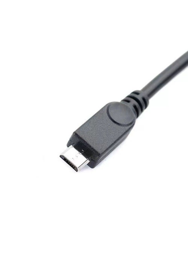 Micro5P Male To B Male Data Cable Android To Printer Interface Mobile Phone OTG Connection Smart Electric Piano Cable-Color:Black  - Image 2