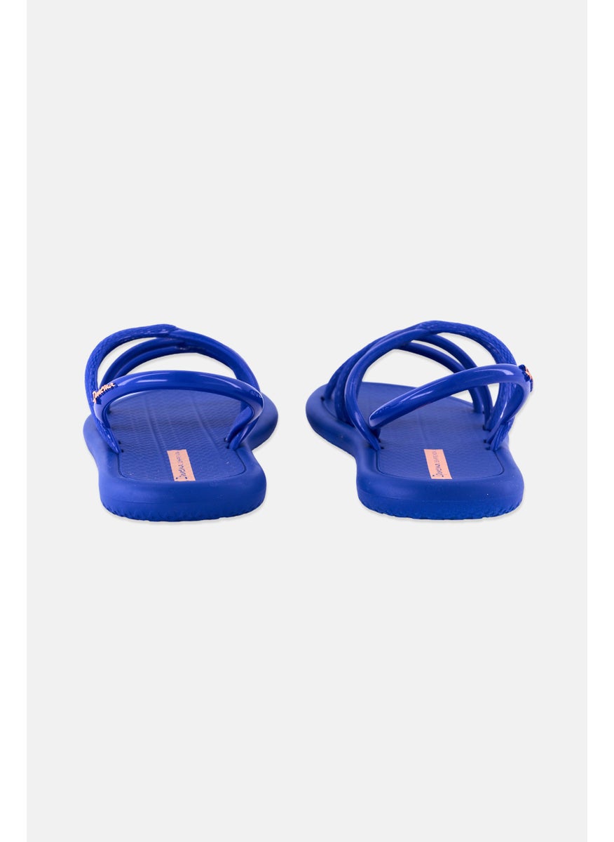 Ipanema Kids Girl Slingback Brand Logo Sandal, Blue  - Image 2