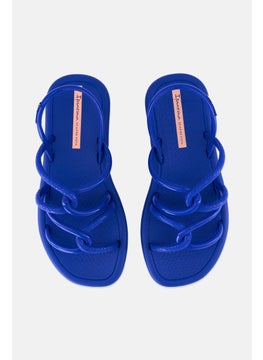 Ipanema Kids Girl Slingback Brand Logo Sandal, Blue  - Image 3