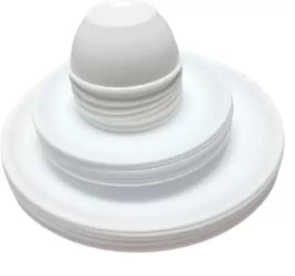 Coolkart Microwave Safe Unbreakable Round Dinner Set Big Plates Set of 3 Small Plates Set of 33 Pcs Bowls White Set of 9 - Image 1