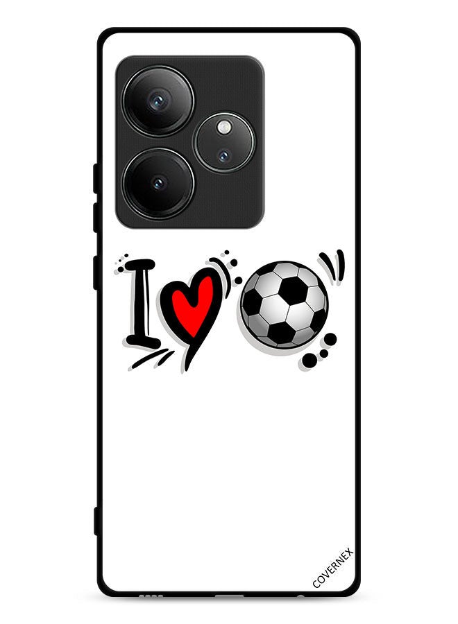 Covernex Realme GT Neo6 SE 5G Protective Case Cover I Love Football - Image 1