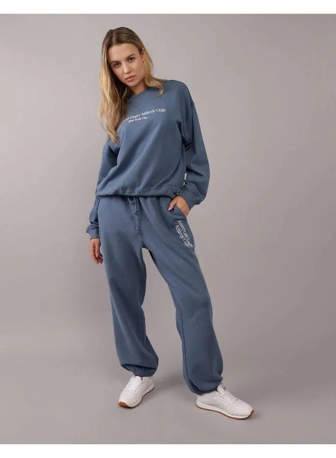 American Eagle Logo Graphic Pullover Sweatshirt