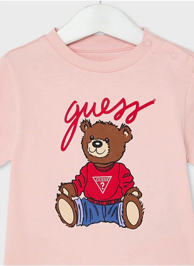 GUESS Kids Graphics Print  T-Shirt
