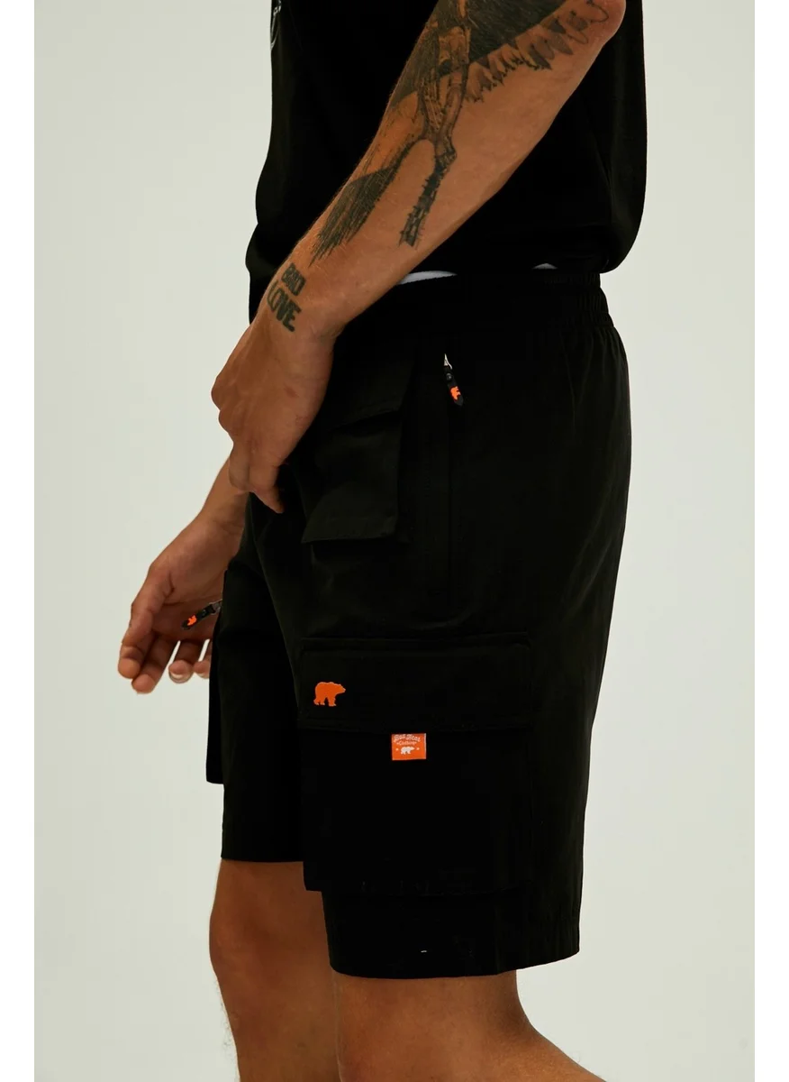 Bad Bear Men's Black Shorts Toleda Short