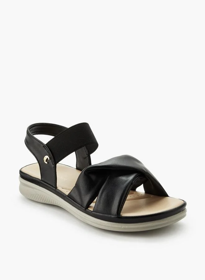 لو كونفورت Women Cross Strap Comfort Sandals