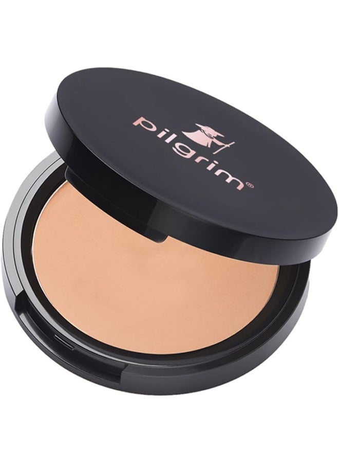 بيلجريم بودرة مضغوطة بلمسة نهائية مطفية بلون رملي دافئ، مناسبة لجميع أنواع البشرة، 70 جرام. - Image 2