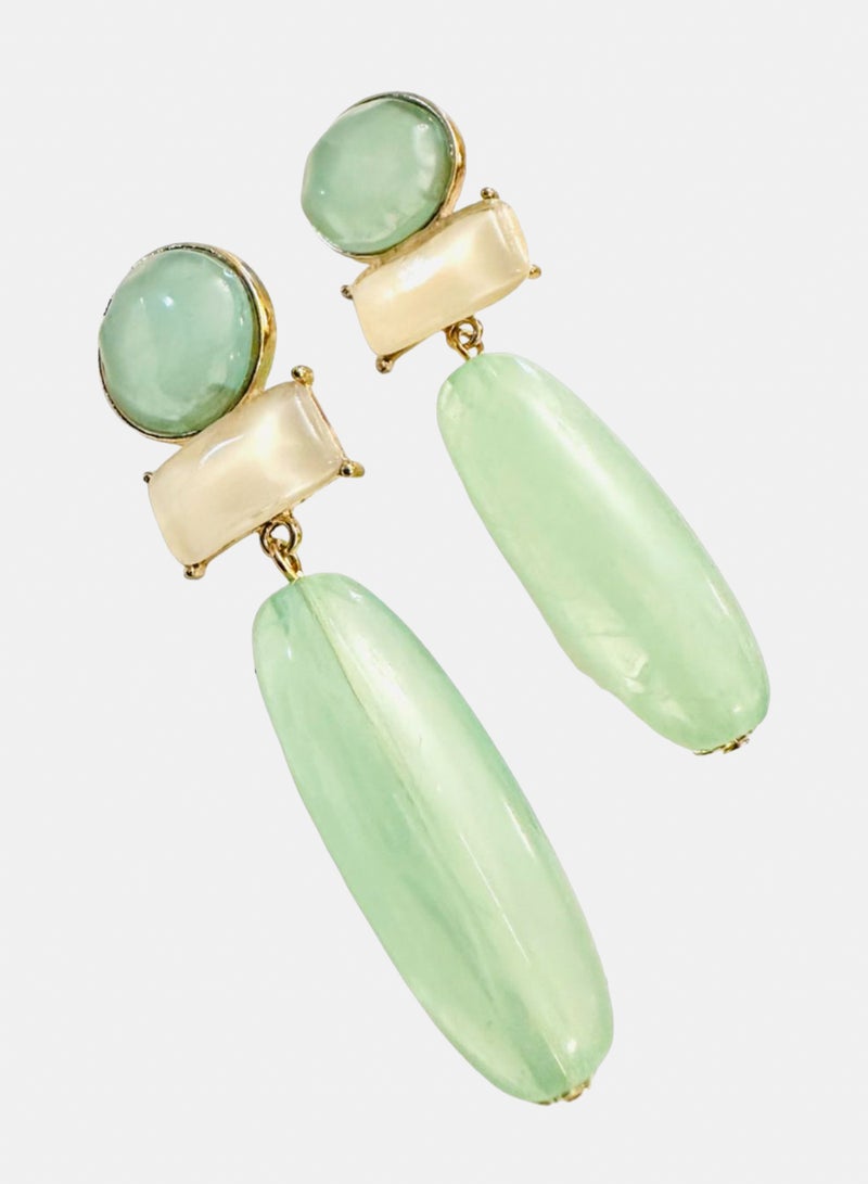 Trio Earrings Mint Aua Drops - Image 2