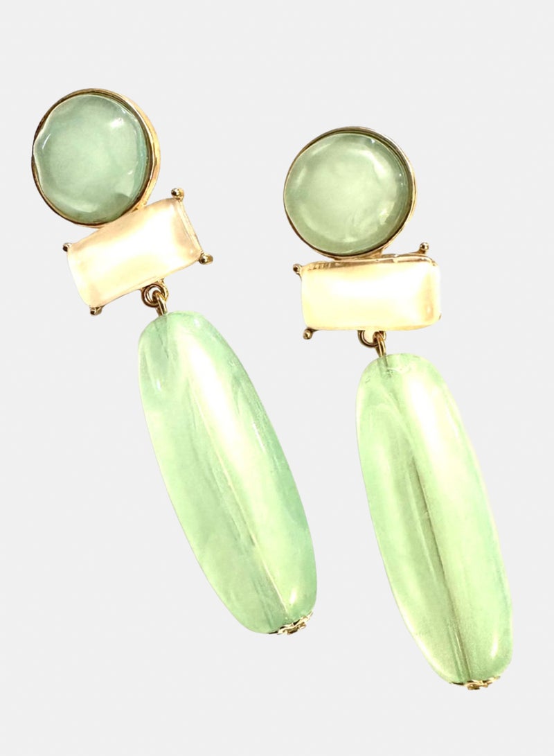 Trio Earrings Mint Aua Drops - Image 3