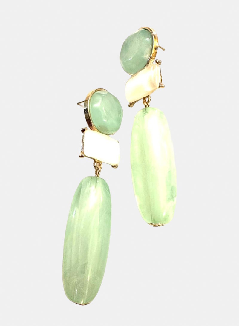 Trio Earrings Mint Aua Drops - Image 1