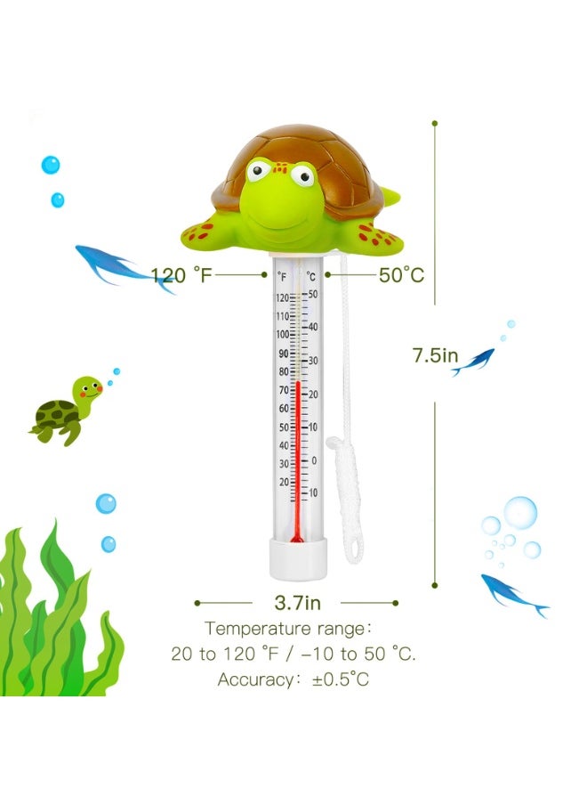 Generic Floating Pool Thermometer, Large Size Easy Read for Water Temperature with String - Swimming Pools, Spas, Hot Tubs, Ponds (Turtle)  - Image 3