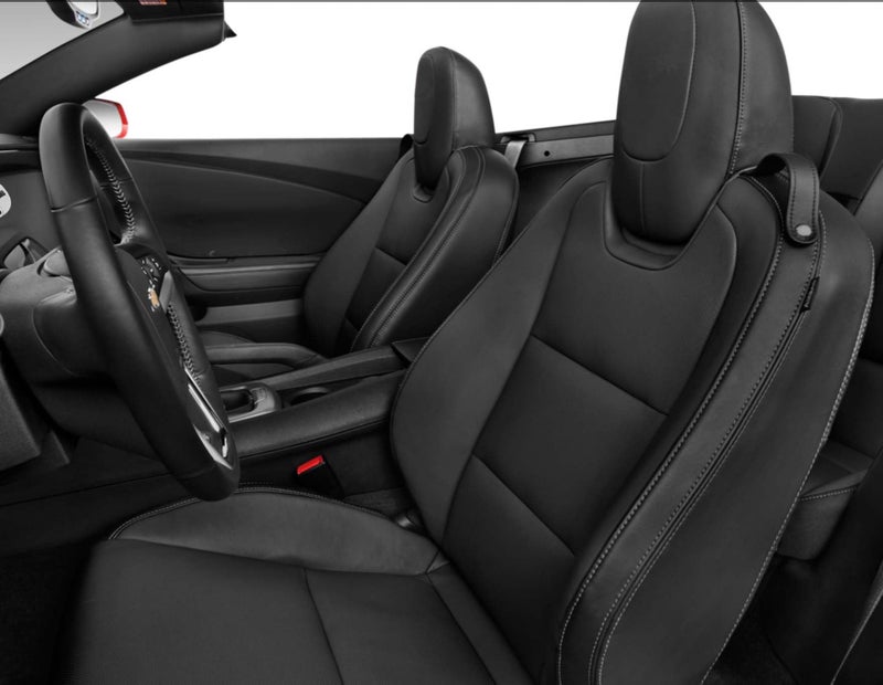luxuperce Seat Covers Custom Fit for Chevrolet Camaro 20102015 5th Gen Camaro LT LS SS Coupe Model Faux Leather Seat Covers