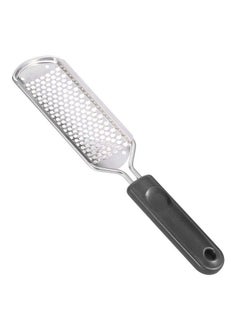 TOPINCN Foot Grater, 2 Stainless Steel Foot File Foot Care Pedicure Metal Surface Tool For Salon(Black)  - Image 1