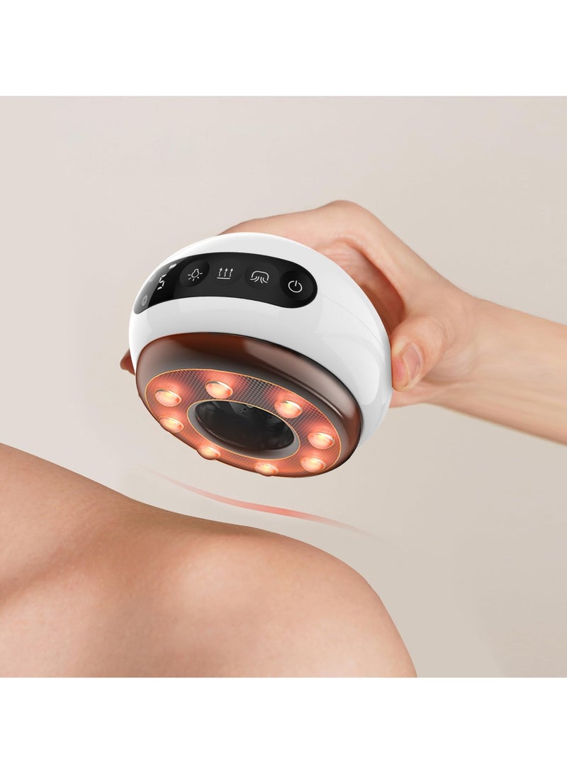 Demine Smart Cupping Physiotherapy 3-in-1 Set, Multi-Functional Back Scraping Instrument, red Light Pain Relief, Heat Therapy, Adjustable Suction to Relieve Back Muscle Fatigue 2025 New Model - Image 2