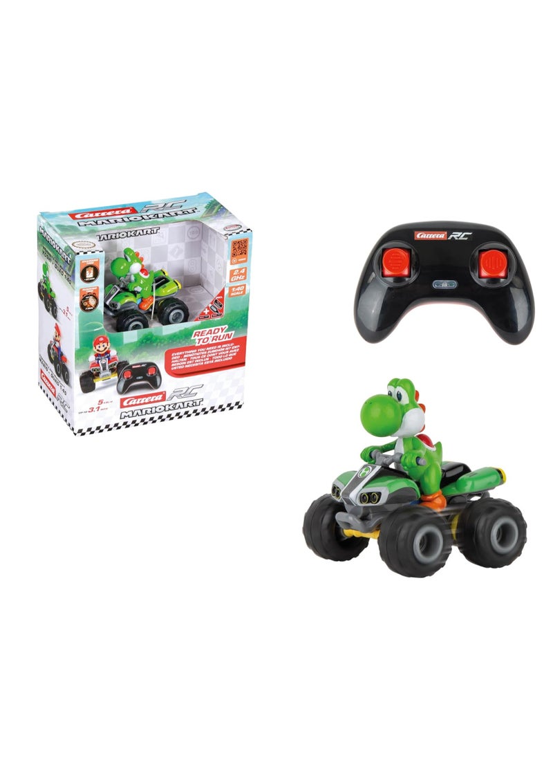 Carrera - Carrera RC 2.4GHz Mario Kart Yoshi Quad 1:40 Scale Remote Controlled Quad - Image 1