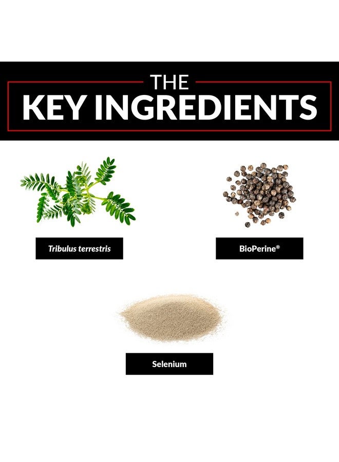 FORCE FACTOR Tribulus Terrestris Max for Men, Testosterone Booster and Male Vitality Supplement, for Superior Absorption, 2000mg, 120 Capsules - Image 4