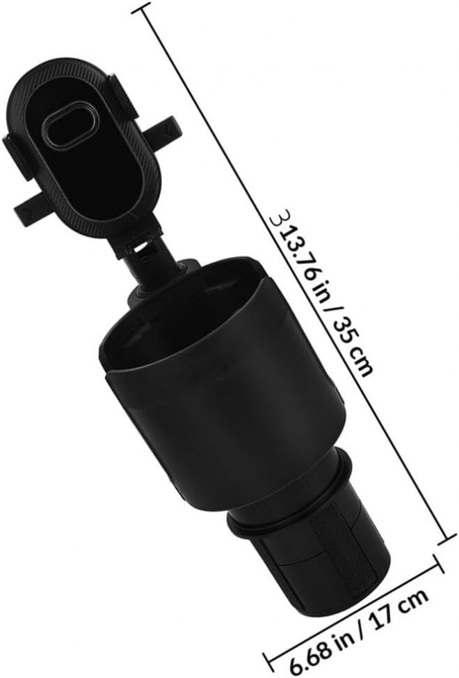 Globally engineered build Cabilock Car Cup Holder Expander with Cellphone Holder for Car Large Black Multifunctional Water Bottle Compatible with Smartphones and Trucks Automotive Interior Drink Organizer Economical upgraded quality Desert area eligible deliver Affordable fast purchase options In-house warehouse packing Detachable clean Elegant practical multi-option build Season change compatible build Fast & slow shipment compatible Licensed warehouse stored goods Small apartment fit Air & land transit compatible Multi-hub shipment dispatch Multi-market varied design options Batch uniform stable quality Individual group scene compatible Foldable Budget friendly trendy design UV resistant Cost effective global grade quality Cross-material combo compatible Long use oriented quality Major city pickup option Precision made Local market compliant trusted quality - Image 1