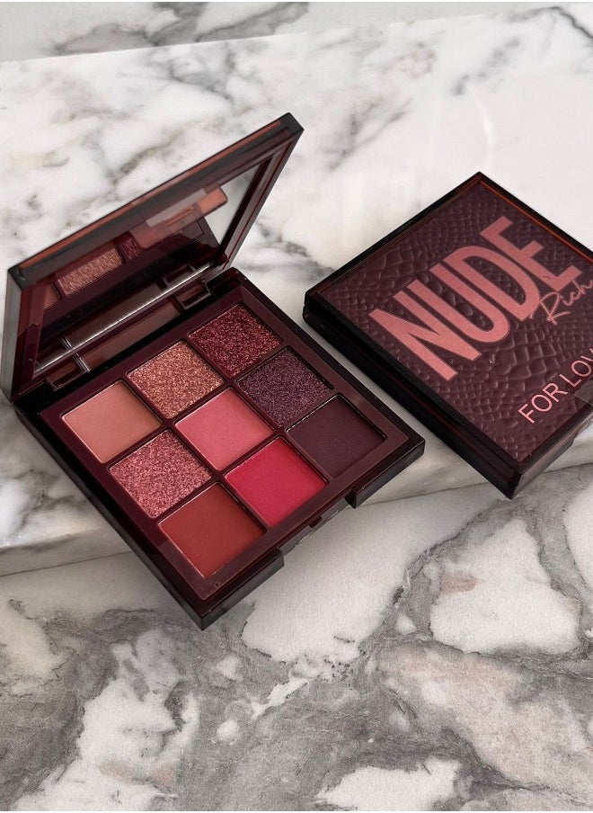 FORLIVER Forlover 9 Colors Mini Eyeshadow Palette  - Image 3