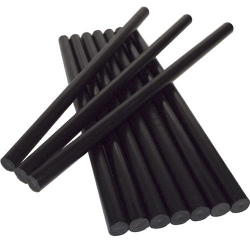 DentMagicTools.com 10 عبوة من عصي الغراء الساخن الأسود عالية الالتصاق بطول 10" وقطر 7/16" لإصلاح الخدوش بدون طلاء - Image 1