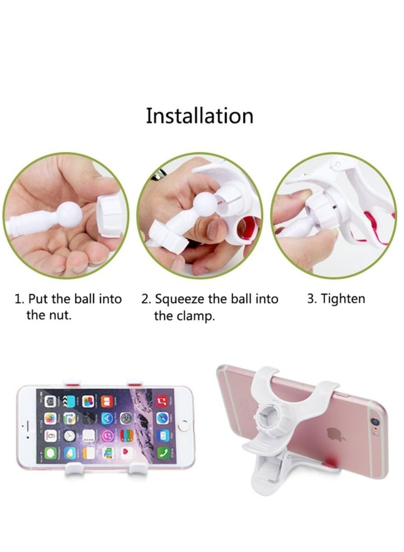 Flexible Gooseneck Long Arm Lazy Bracket for Phone Tablet Stand Holder Cell Phone Mount Tablet Stand Clip - Image 5