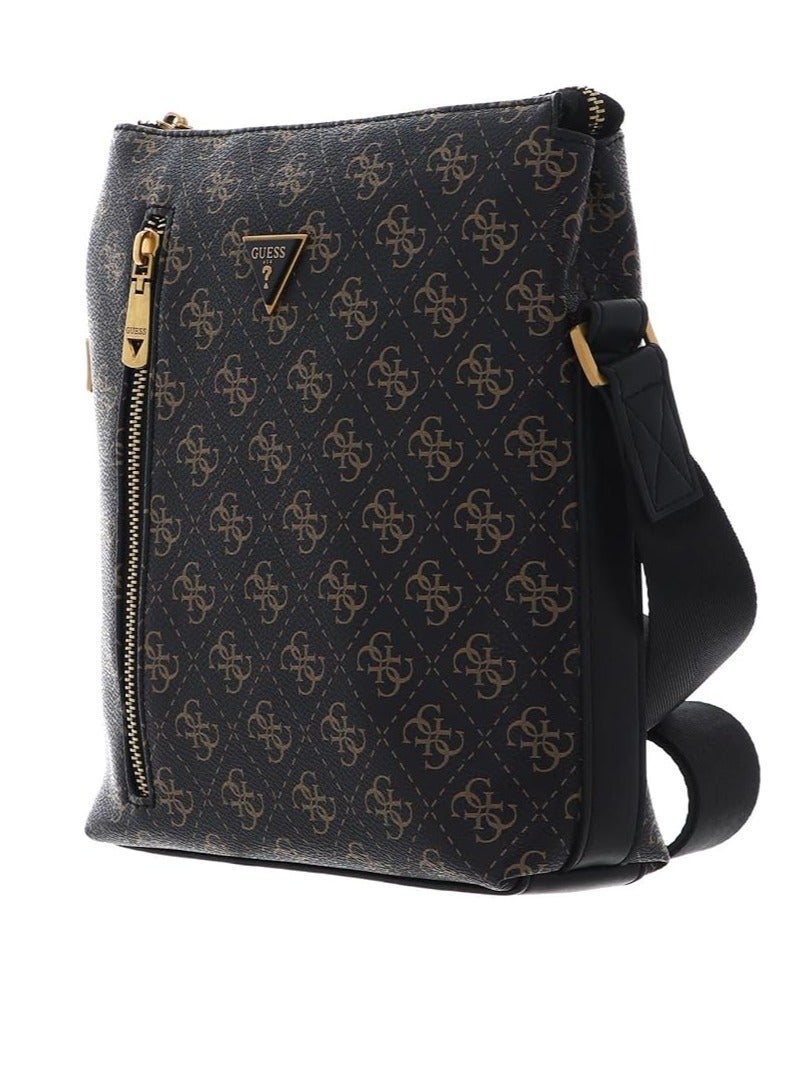 GUESS حقائب يد GUESS فيزولا GU24140 لون قهوة CRDLA LGO - Image 4