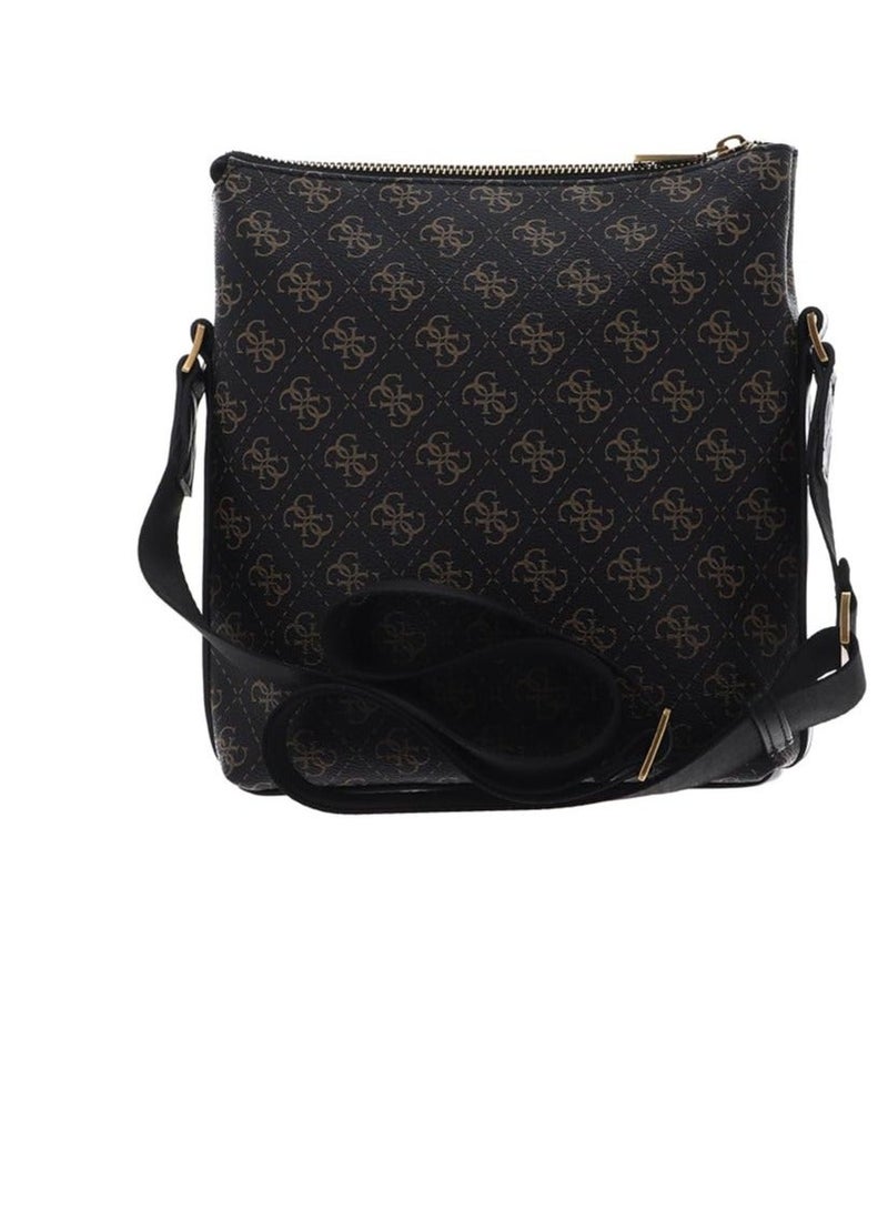 GUESS حقائب يد GUESS فيزولا GU24140 لون قهوة CRDLA LGO - Image 5