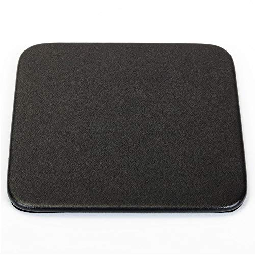 Dacasso A1043 Leather 10 Square Coaster Set with Holder Black - Image 4