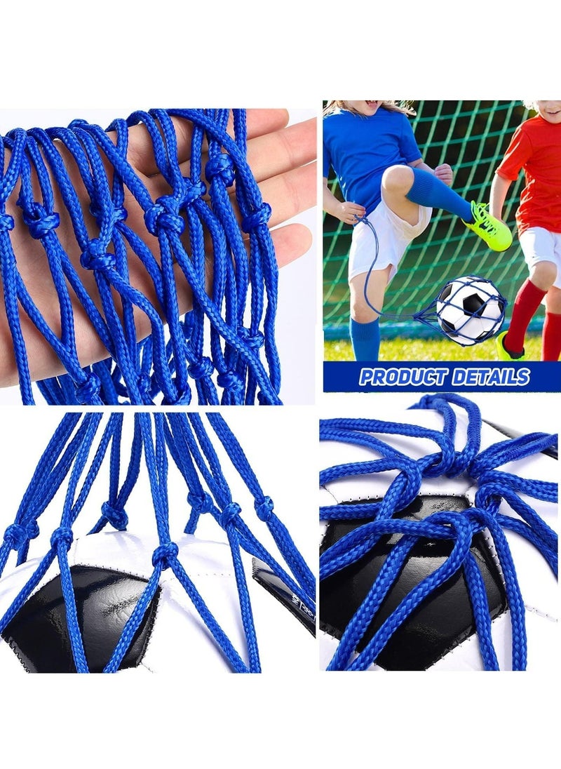 Oasisgalore - 2PCS Soccer Return Trainer Net Fits Ball Size 3, 4, 5, Adjustable Waist Belt Soccer Training Net - Image 1