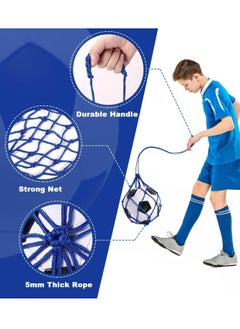 Oasisgalore 2PCS Soccer Return Trainer Net Fits Ball Size 3, 4, 5, Adjustable Waist Belt Soccer Training Net  - Image 3