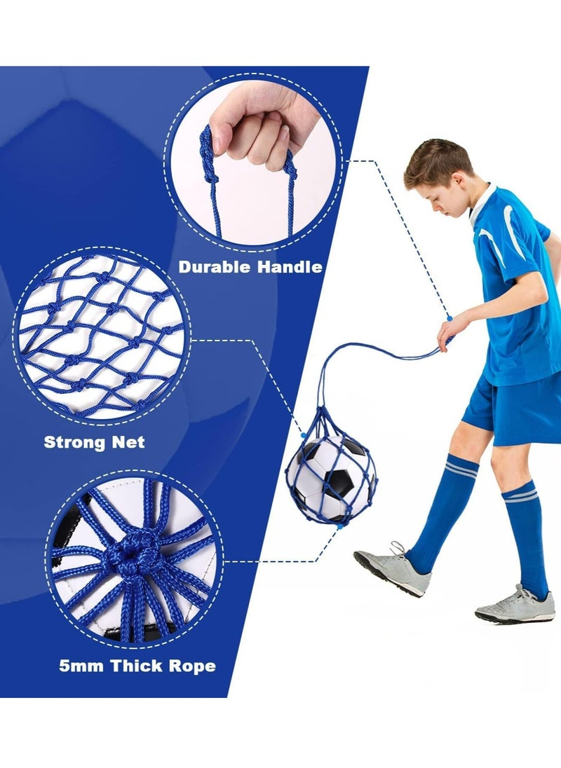 Oasisgalore - 2PCS Soccer Return Trainer Net Fits Ball Size 3, 4, 5, Adjustable Waist Belt Soccer Training Net - Image 1