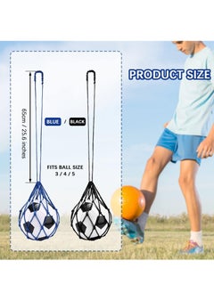 Oasisgalore 2PCS Soccer Return Trainer Net Fits Ball Size 3, 4, 5, Adjustable Waist Belt Soccer Training Net  - Image 4