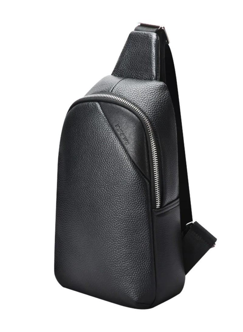 بوباي حقيبة كتف جانبية فاخرة للجنسين من بوباي مصنوعة من جلد البقر المقاوم للماء، مناسبة للسفر والمكتب والعمل غير الرسمي - Image 1