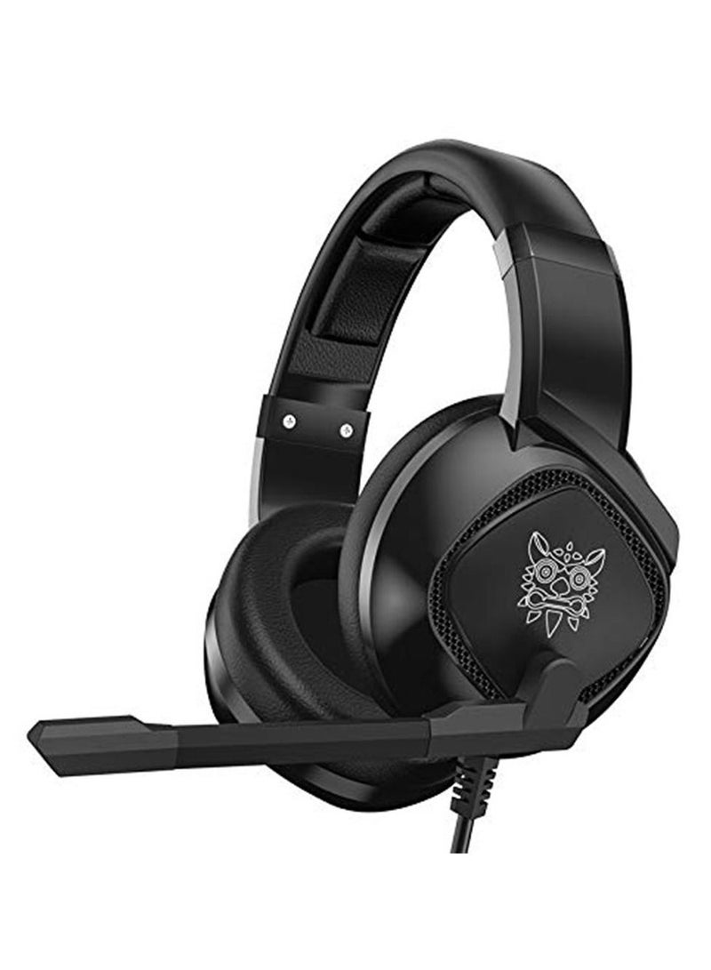 Gaming Headphone RGB Light Stereo Bass Wired Earphone with Noise Cancelling Mic - Image 1