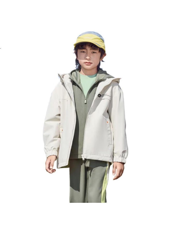 Balabala Boys' Hooded Windproof Children'S Protective Clothing Spring/Autumn Children'S Wear - Image 2