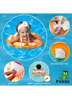 FREDS SWIM ACADEMY Freds Swimtrainer Orange Swimring (2Years-6Years)  - Image 1