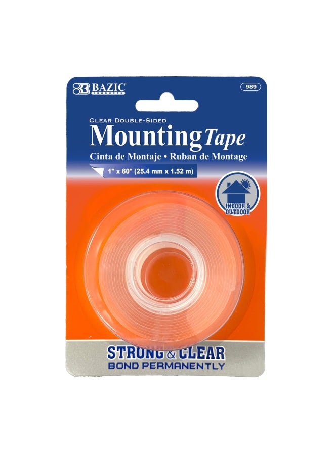 بازيك بروداكتس شريط جبلي شفاف مزدوج الجوانب - Image 1