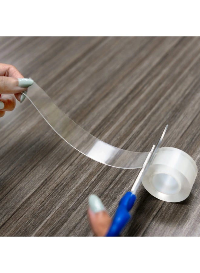 بازيك بروداكتس شريط جبلي شفاف مزدوج الجوانب - Image 3