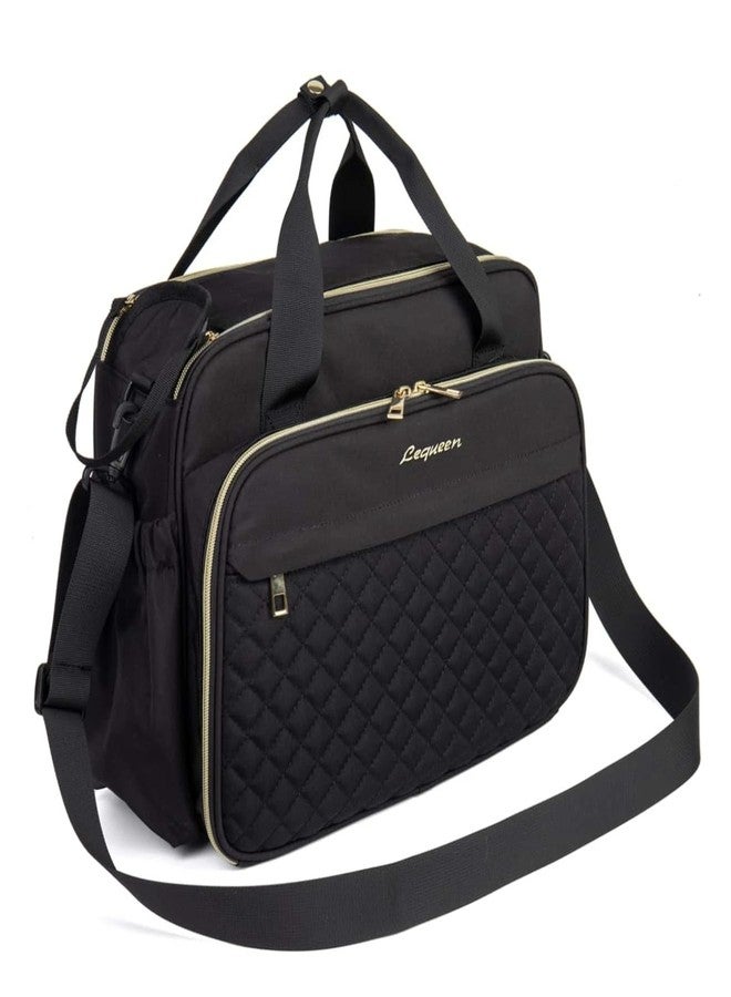 LEQUEEN Baby Changing Bag, Crossbody Nappy Bag, Diaper Satchel for Moms and Dads - Image 1
