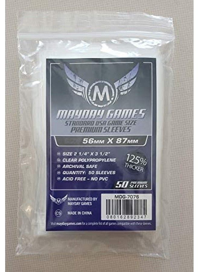 Mayday Games 7076 Usa Boared Game Sleeves Dark Purple - Image 3