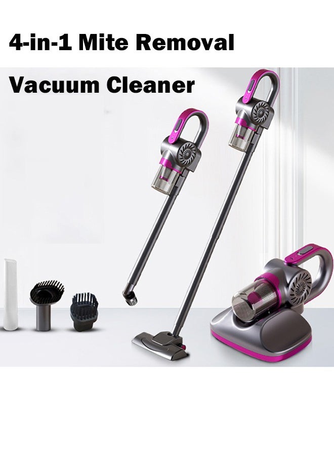 4-in-1 Cordless Vacuum Cleaner,8500Kpa  Brushless Motor Wet Dry Lightweight Stick Vacuum with Crevice Tool, Dusting Brush for Home, Car, Carpet, Hardwood Floor (Purple)