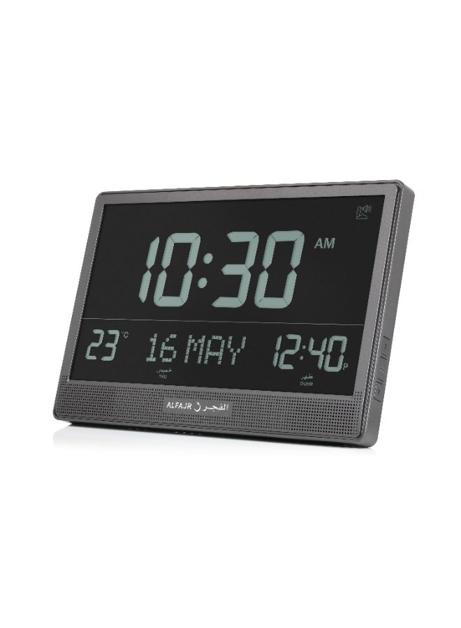 الفجر ساعة الفجر للحائط CJ-17 أسود - Image 2