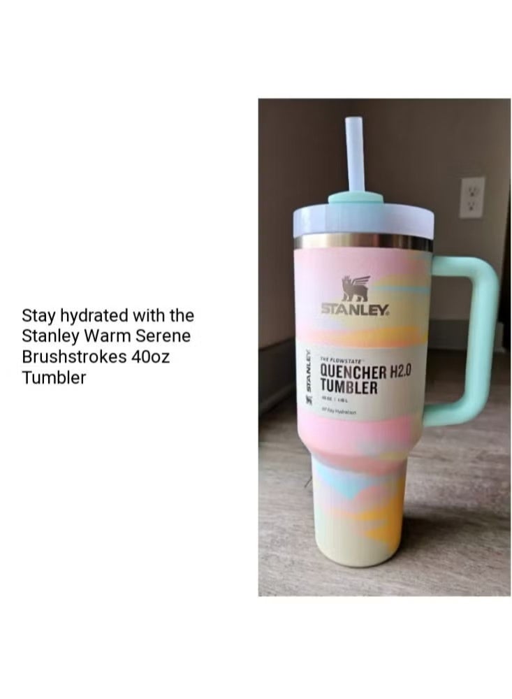 Stanley Big Mac Straw Cup Insulation and Ice Protection Office Home Car Fashion Cup Insulation Cup40oz - Image 5