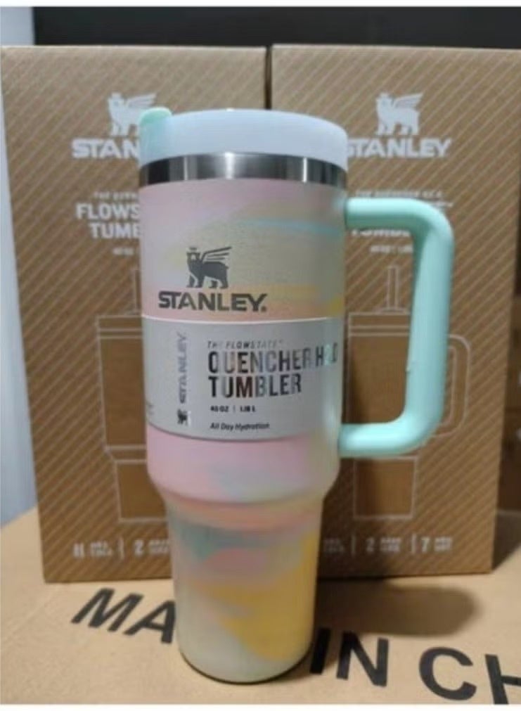 Stanley Big Mac Straw Cup Insulation and Ice Protection Office Home Car Fashion Cup Insulation Cup40oz - Image 2