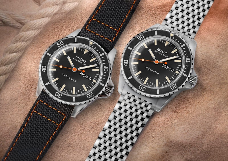 MIDO Ocean Star Tribute - Swiss Automatic Watch for Men - Black Dial - 40.5mm Stainless Steel Case - Stainless Steel Bracelet - M0268301105100 - Image 4