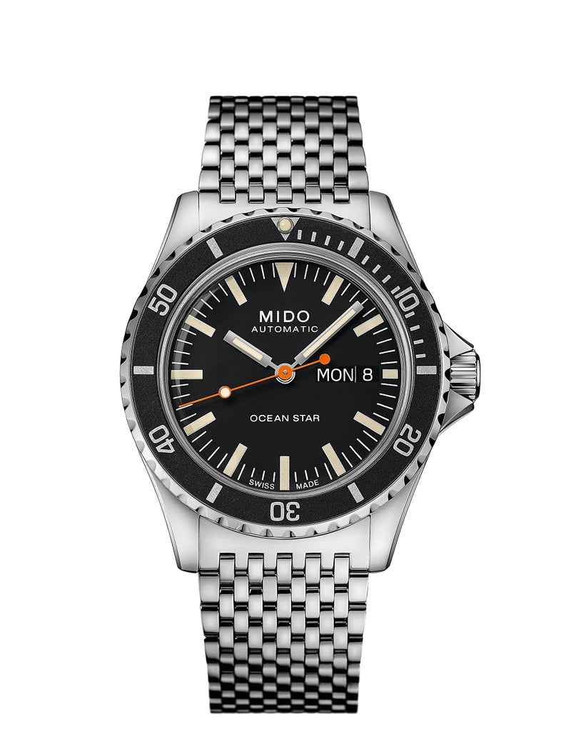 MIDO Ocean Star Tribute - Swiss Automatic Watch for Men - Black Dial - 40.5mm Stainless Steel Case - Stainless Steel Bracelet - M0268301105100 - Image 5