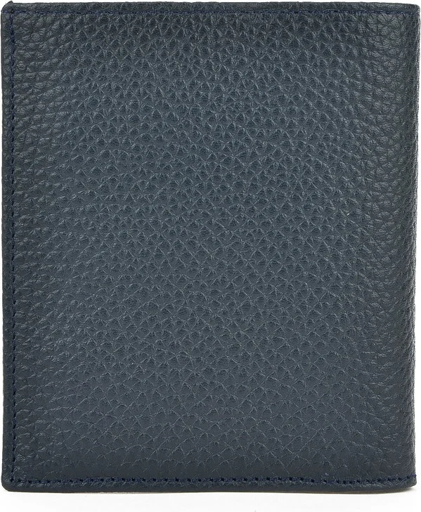 زيا Men's Leather Wallet 1519841ZD03 Navy Blue