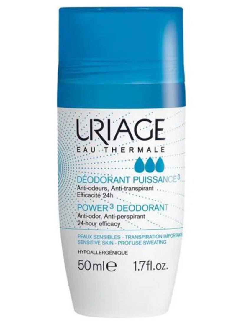 Uriage Deodorant Power 3 Roll-On 50 Ml 50ml  - Image 2